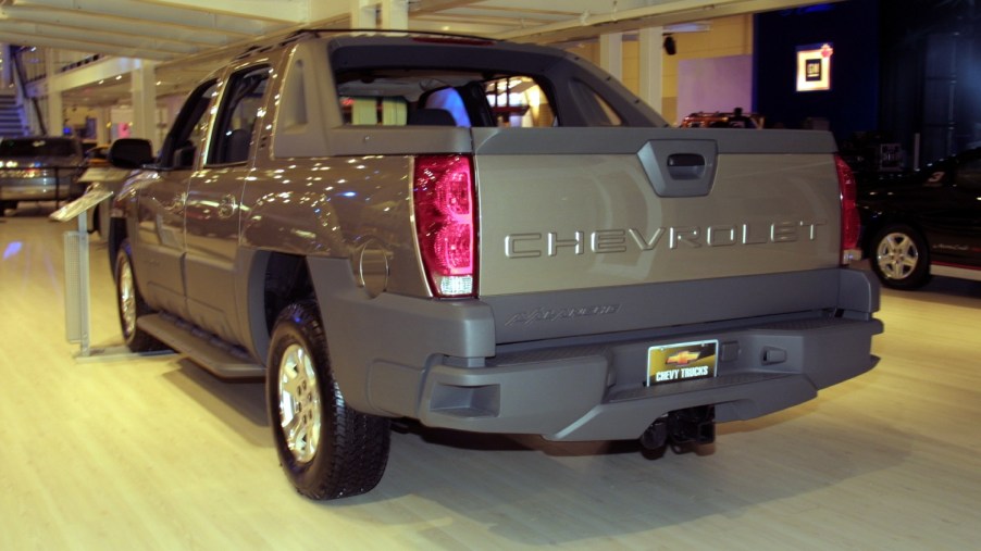 The 2002 Chevrolet Avalanche was MotorTrend's Truck Of The Year