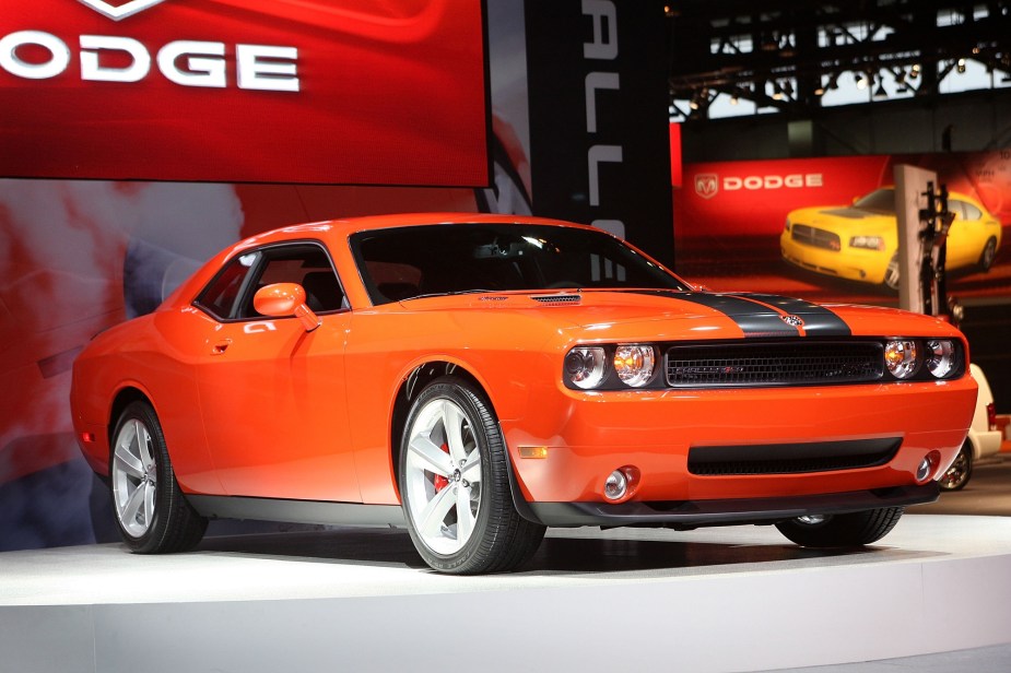 The 2009 Dodge Challenger SRT8, like the BMW M3 E46, is one of the most powerful cheap sports cars under $15,000. 