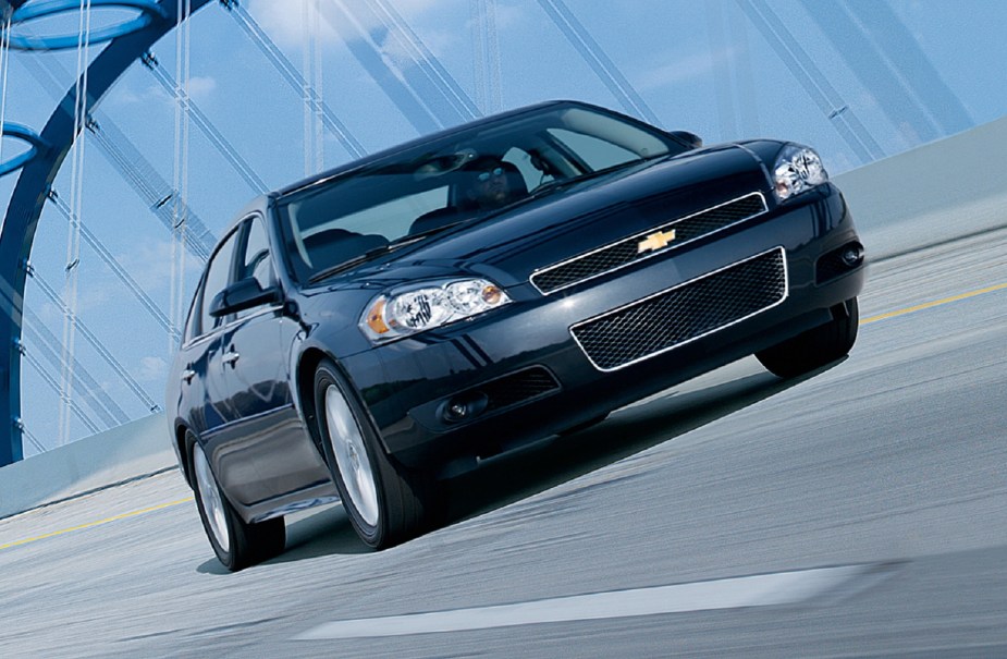 The Chevrolet Impala like this one is a discontinued Chevy sedan with a cheap cost to own. 