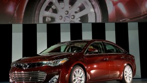 A 2012 Toyota Avalon is a solid family car to rival the Chevrolet Impala.