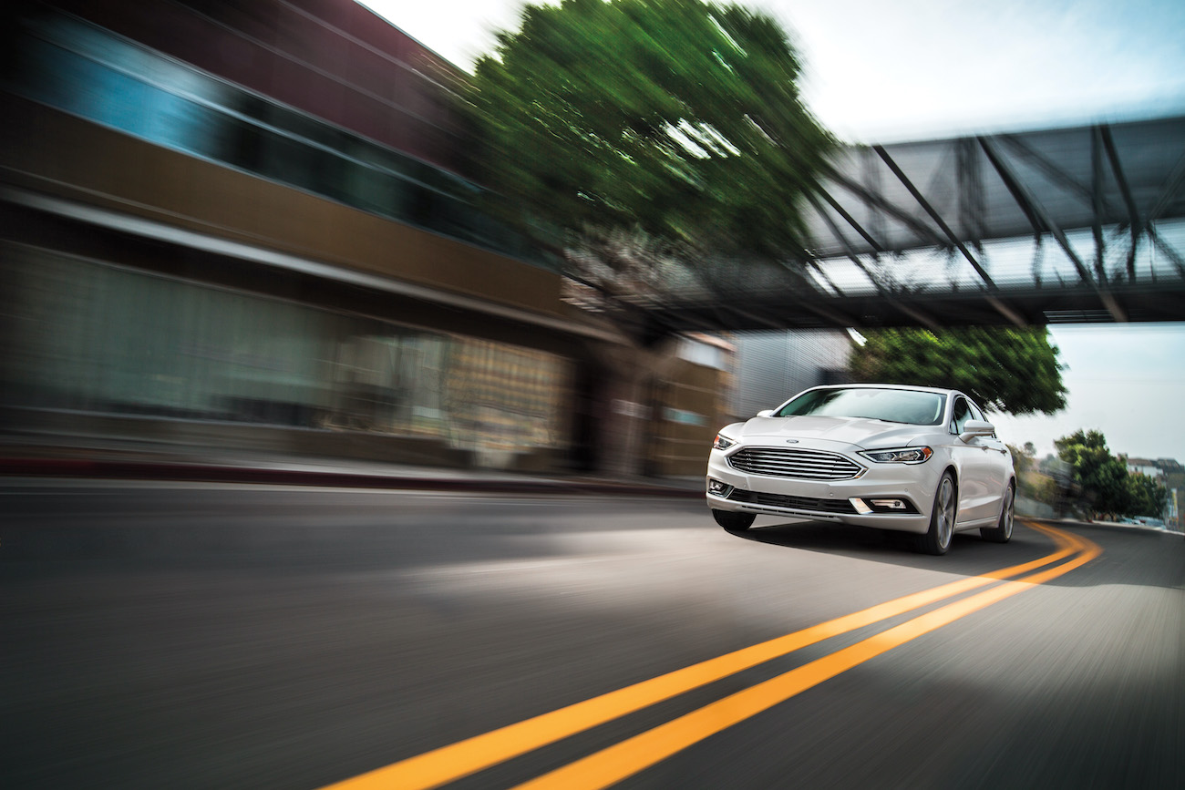 2018 Ford Fusion driving