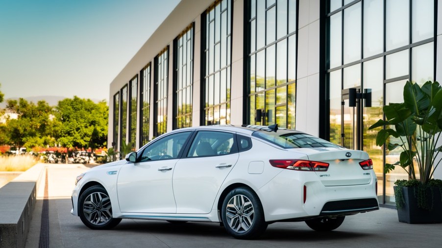 The 2020 Kia Optima, one of the best used midsize cars