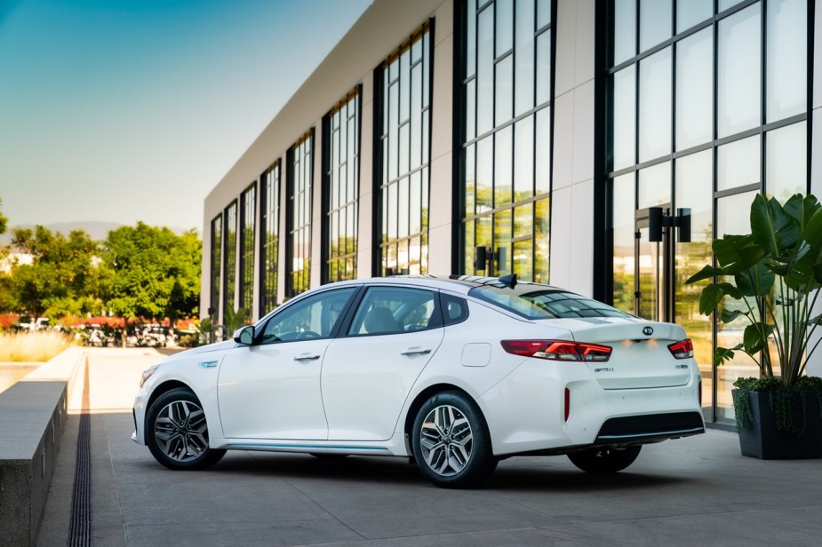 The 2020 Kia Optima, one of the best used midsize cars