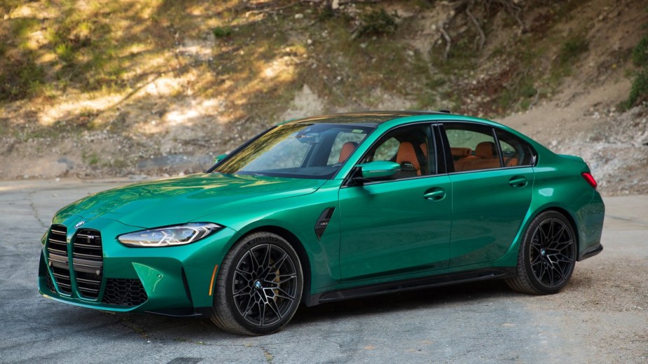 Green 2022 BMW M3