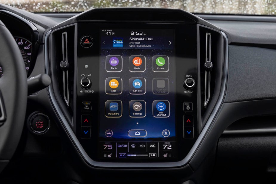 2023 Subaru WRX infotainment