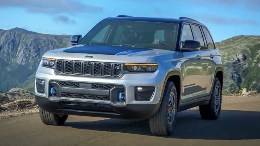 2023 Jeep Grand Cherokee 4xe on the road
