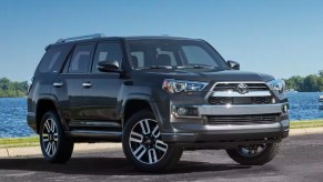 A gray 2023 Toyota 4Runner midsize SUV is parked.