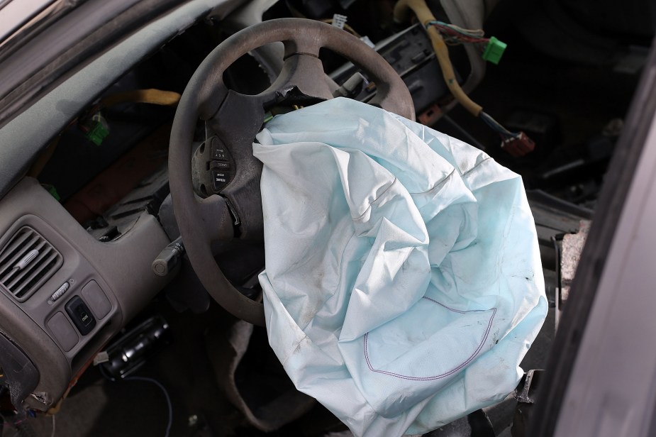 An improperly inflated airbag is one of the possible impacts of the Takata airbag recall. 