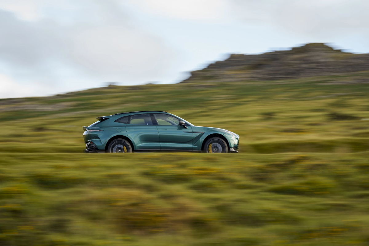 An Aston Martin DBX707 is one of the fastest SUVs according to TopSpeed.