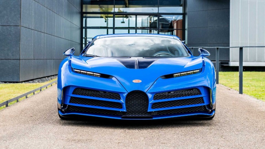 Blue Bugatti Centodieci