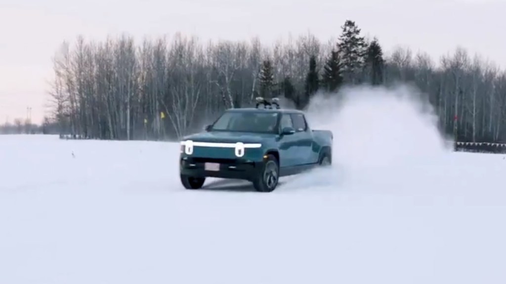 The Best Pickup Truck for Driving in Snow Is an EV
