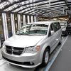 Dodge Grand Caravan minivan production from Chrysler at an assembly plant in Windsor, Ontario, Canada