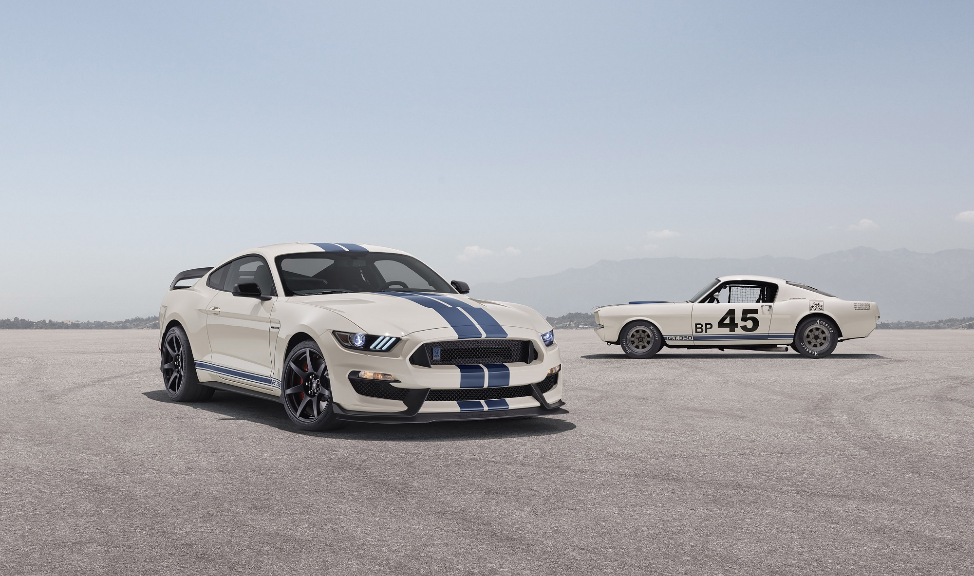 The Shelby GT350, like this one, and the new 500-horsepower Ford Mustang Dark Horse have 100 horsepower per liter.