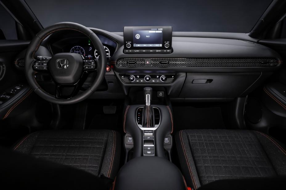 2023 Honda HR-V Sport interior in black