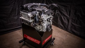 Stellantis' HurriCrate turobcharged I6 engine.