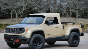 Jeep Comanche Concept, the Jeep truck based on the Jeep Renegade