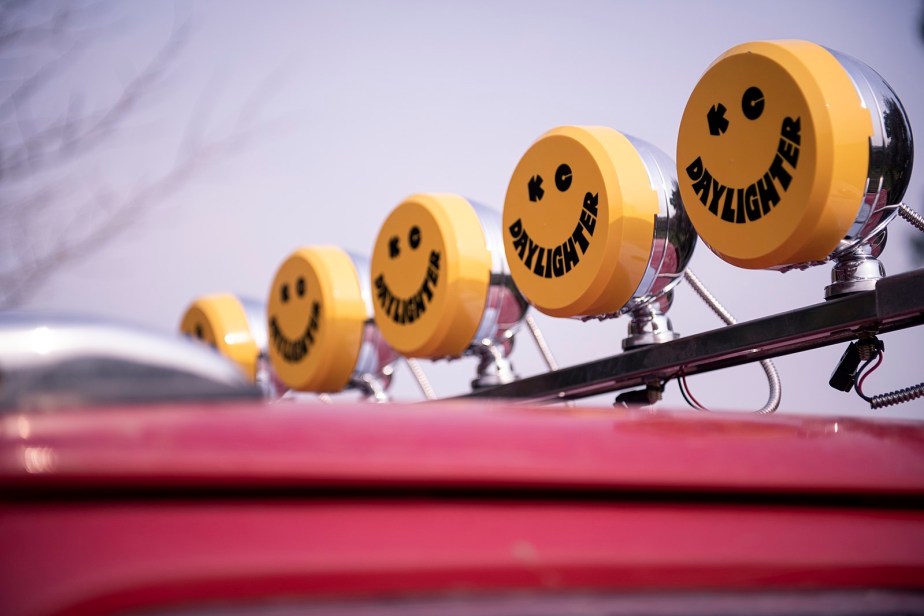 KC Daylighters mounted on a truck