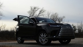 The 2022 Lexus LX600 Ultra Luxury is a luxury SUV with premium features.