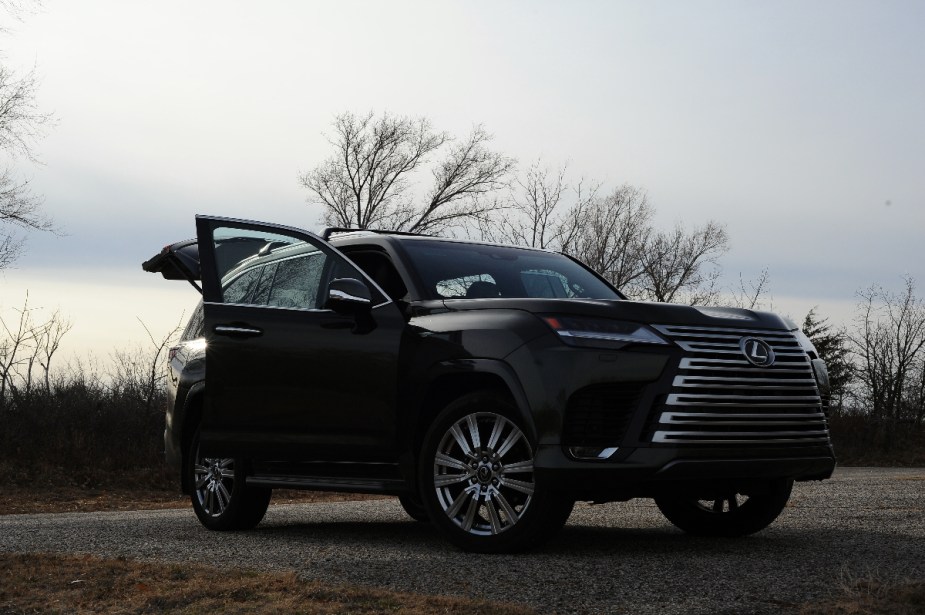 The 2022 Lexus LX600 Ultra Luxury is a luxury SUV with premium features.