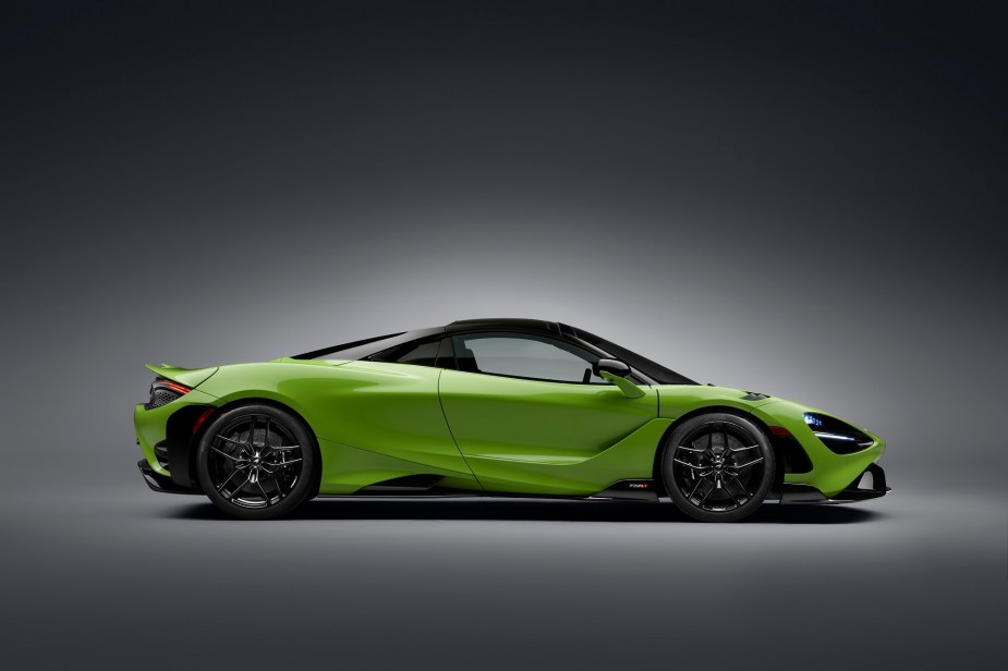 The McLaren 765LT, like the Lamborghini Huracan Tecnica, is one of the epically expensive rivals for the Chevrolet Corvette Z06 Z07.