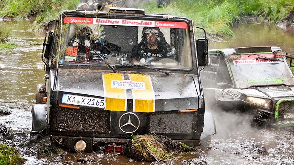 Mercedes-Benz Unimog Racing in the Breslau Rally