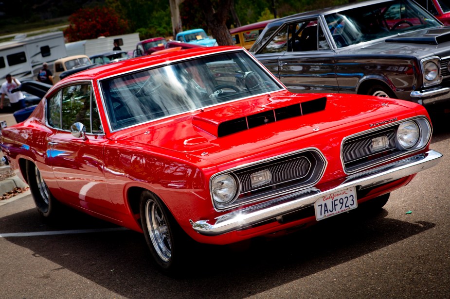 The early Plymouth Barracuda was a Mopar muscle car with an A-body before the famous E-body cars rolled off the line. 