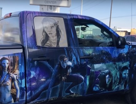 Tattooed ‘Mr. Avatar’ Man Drives a Crazy Avatar Pickup Truck