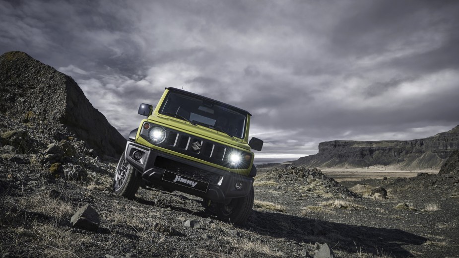 A 4x4 SUV from Suzuki, the new Jimny is not sold in the United States.