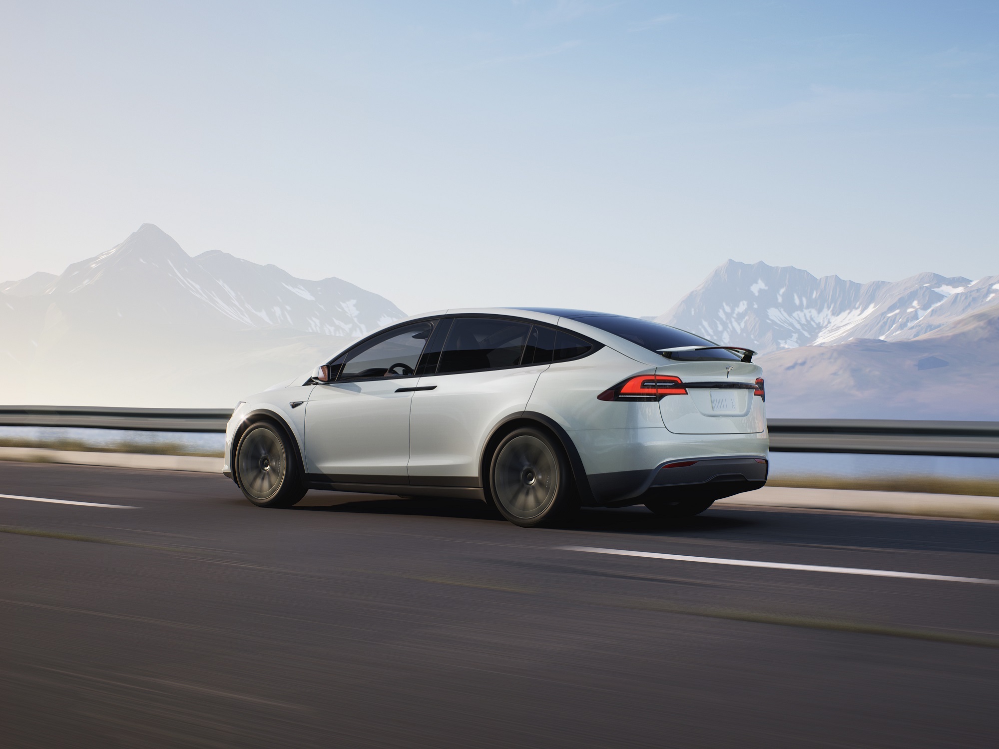 Tesla models like this Model X are electric cars with EV range that suffers in the cold.