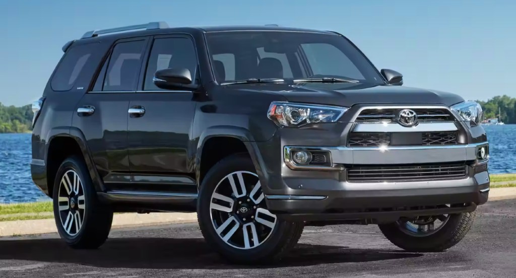 A gray 2023 Toyota 4Runner midsize SUV is parked.