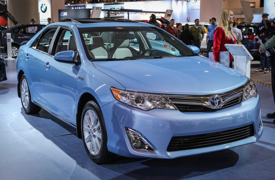 The Toyota Camry Hybrid is one of iSeeCars picks for the best hybrid cars on the used market. 