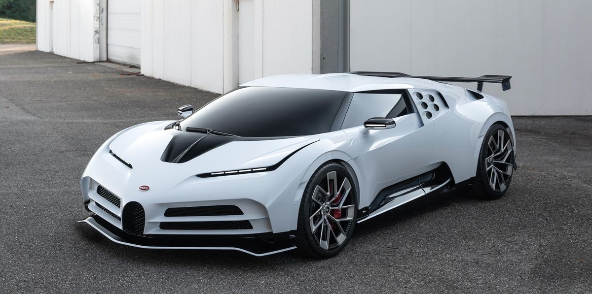 White Bugatti Centodieci