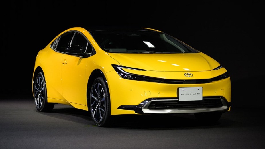Yellow 2023 Toyota Prius