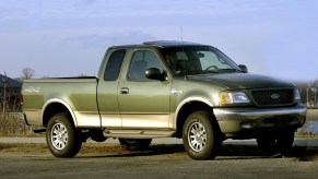 The best-selling vehicles in 2002 were Ford F-150 pickup trucks