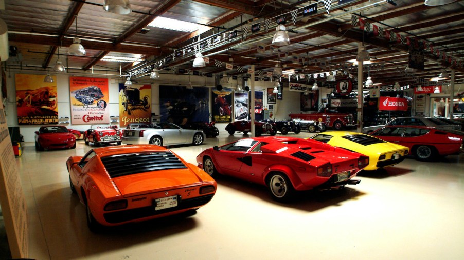 Jay Leno's car storage facility