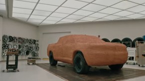 The Ram EV truck in clay