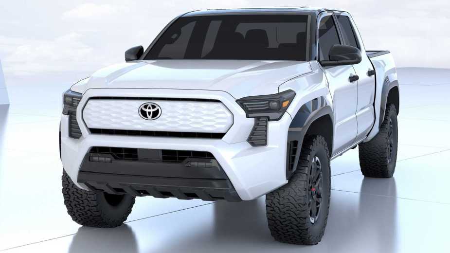 Toyota Tacoma EV concept midsize pickup truck
