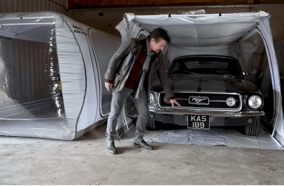 Richard Hammond with his 1968 Ford Mustang 390GT