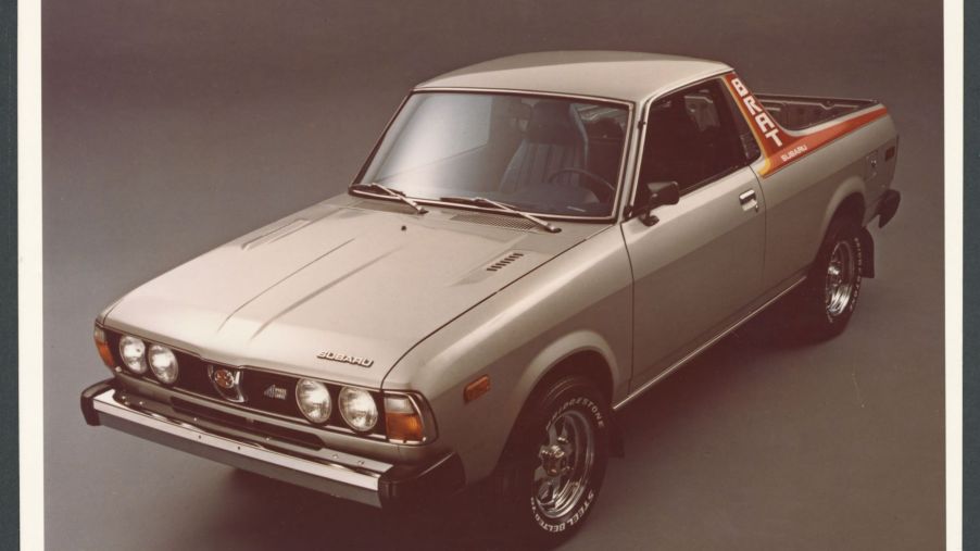 1978-1987 Subaru Brat four-wheel drive coupe utility vehicle model flyer