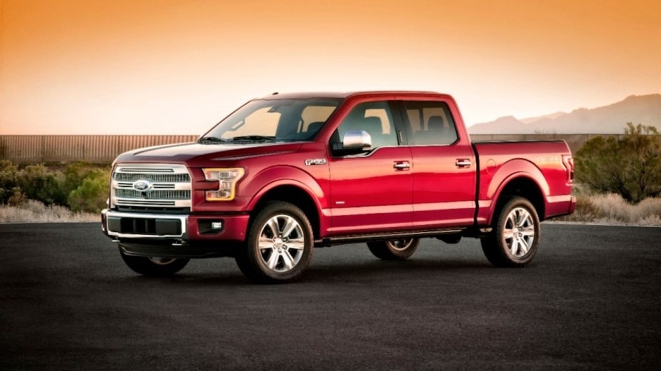 2015 Ford F-150, it is a used truck that MotorTrend recommends. 