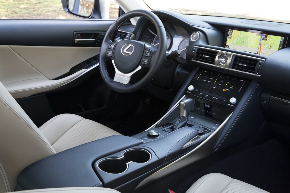 2017 Lexus IS350 interior