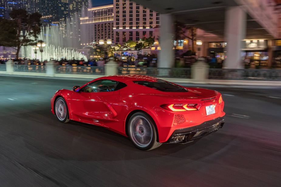 The C8 Chevrolet Corvette, like the GMC Sierra, is one of the best cars by value, according to CarEdge.