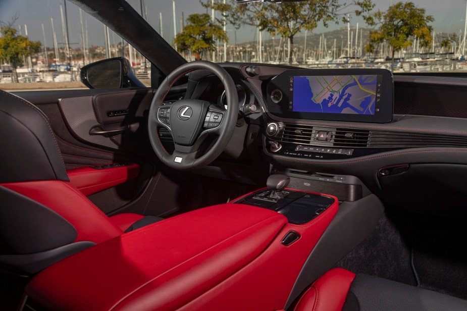 2022 Lexus LS 500 interior shot