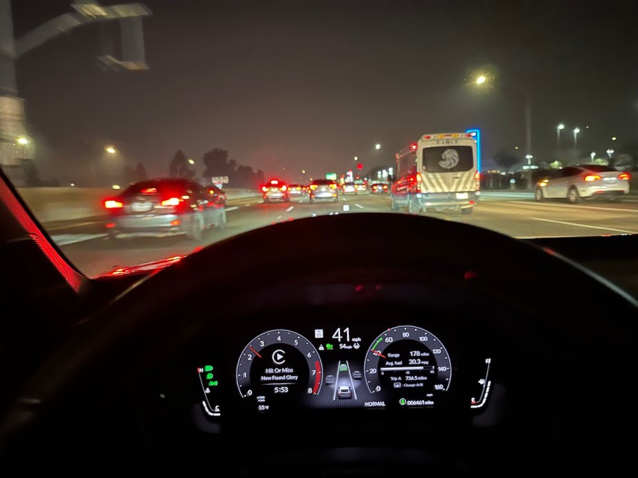 2023 Acura Integra A Spec driving at night time