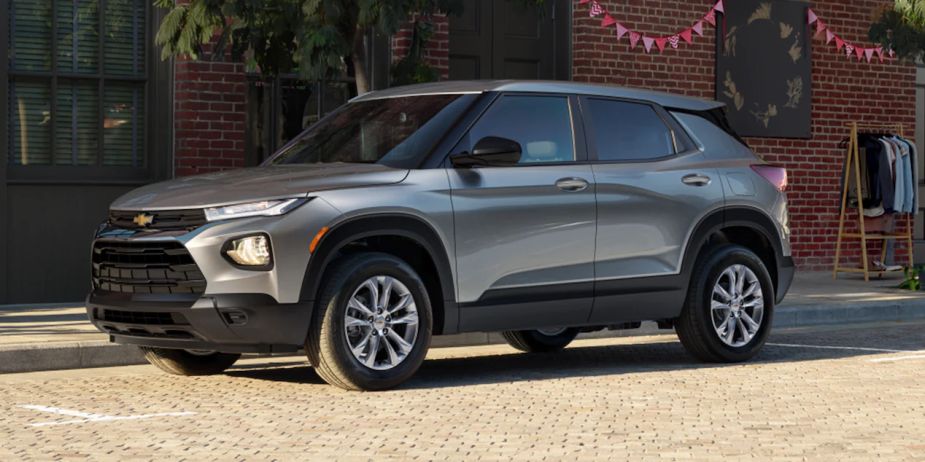 gray 2023 Chevrolet Trailblazer small suv parked on a street, is it better than the 2022 model?