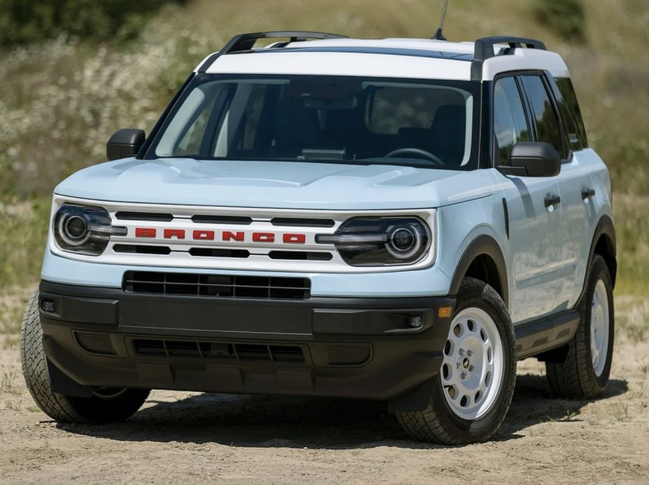 2023 Ford Bronco Sport Heritage Edition off-roading