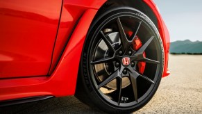 A 2023 Honda Civic, which is one of the Hondas with the lowest 5-year maintenance costs.