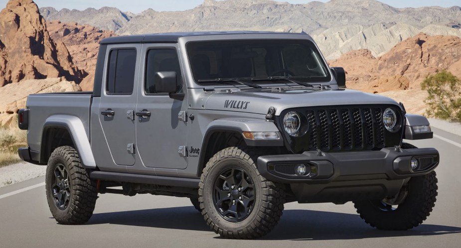 Jeep Gladiator Willys is one of the few cars wleft with manual windows