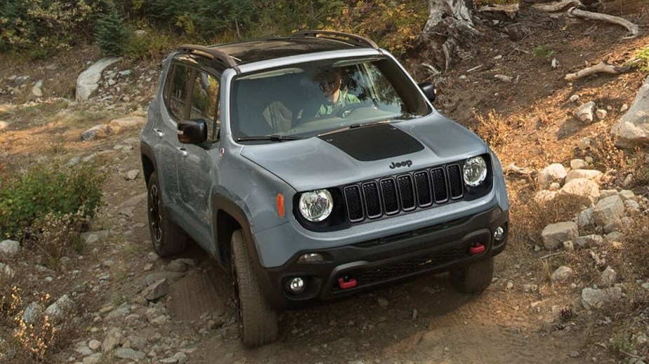 2023 Jeep Renegade on a Trail