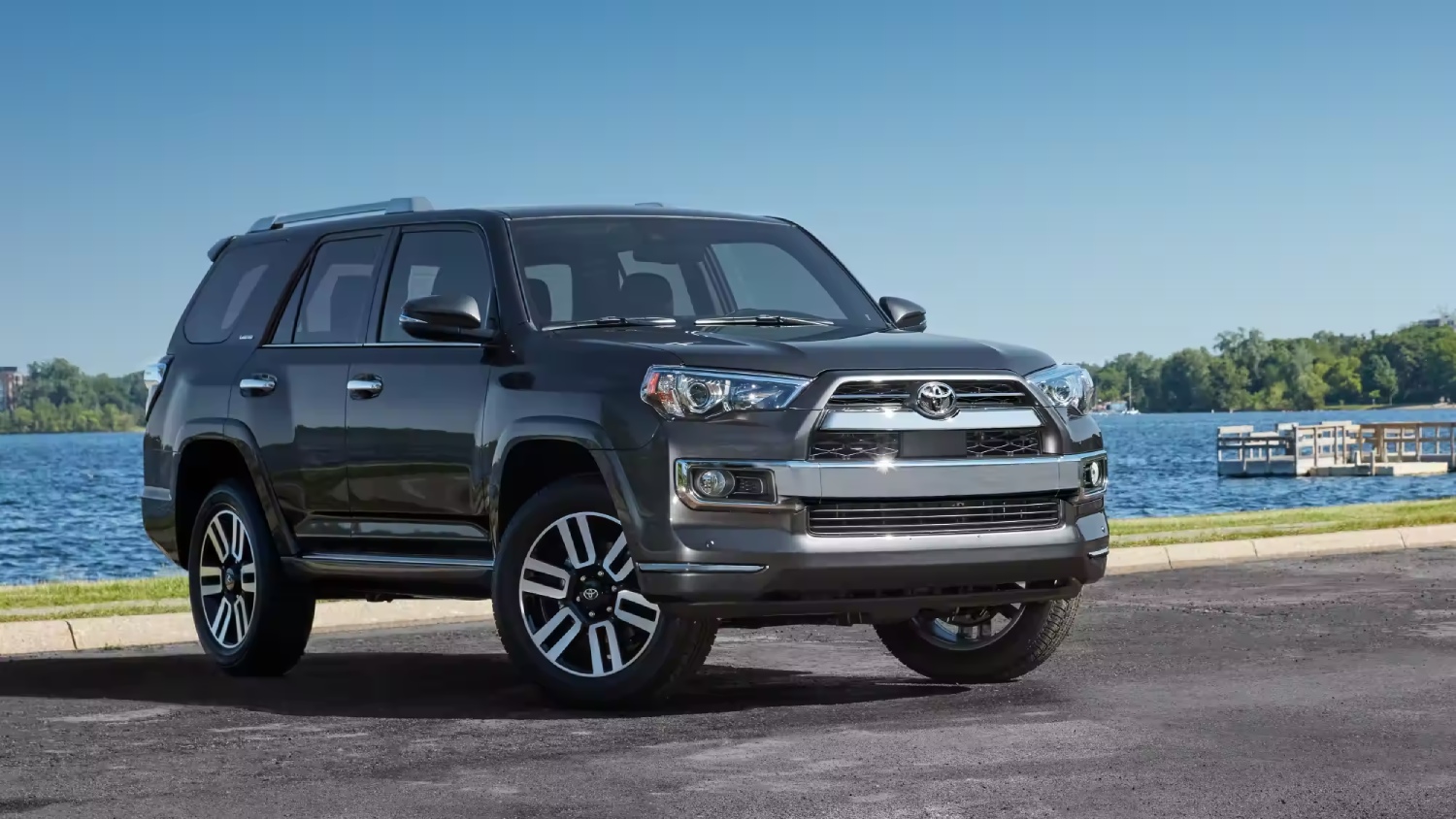 The 2023 Toyota 4Runner parked in front of the ocean